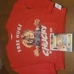 Chucky Sweatshirt & Funko Pop